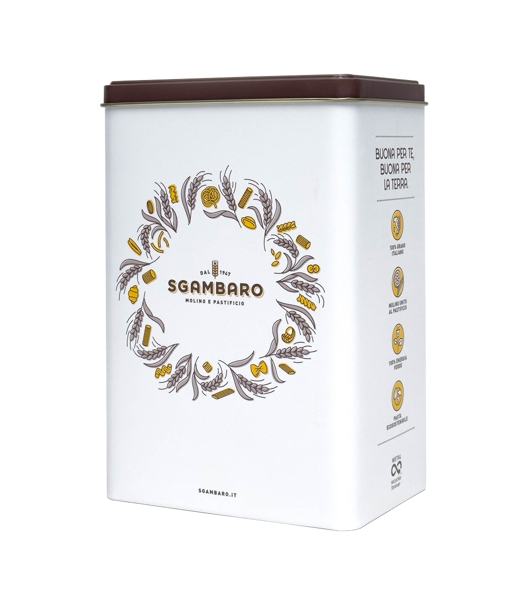 Scatola in Latta Pasta Corta